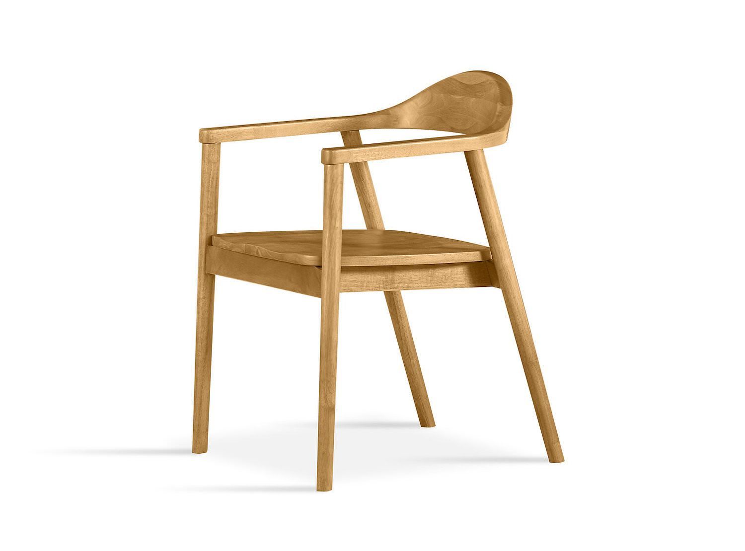 Sedia da cucina in legno massello Maxive