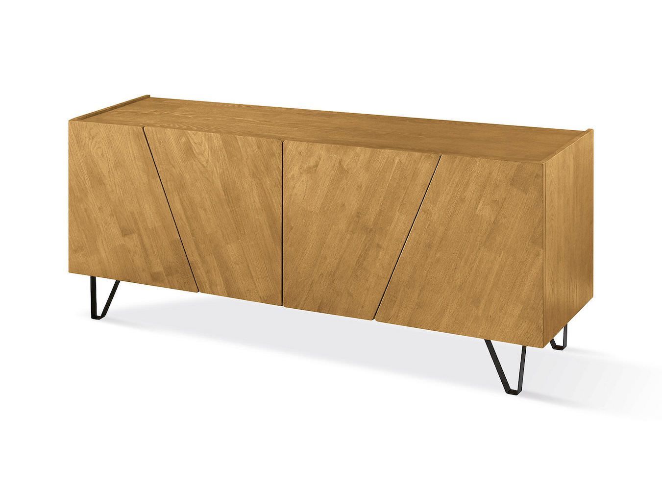 Madia design moderno in legno massello Kent