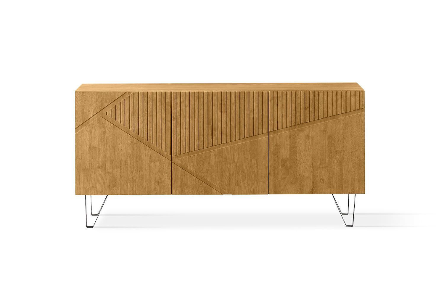 Madia moderna in legno massello Odam