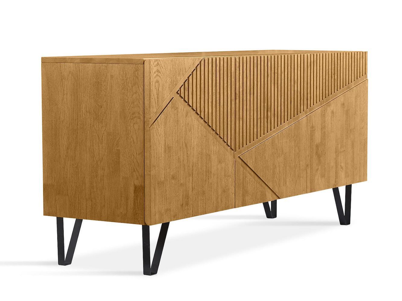 Madia moderna in legno massello Odam