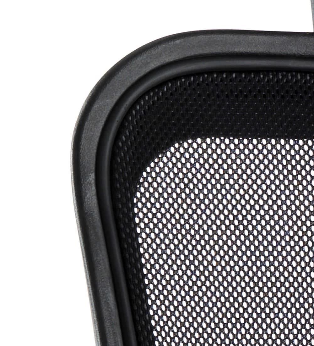 Sedia da ufficio in rete con poggiatesta Ergo