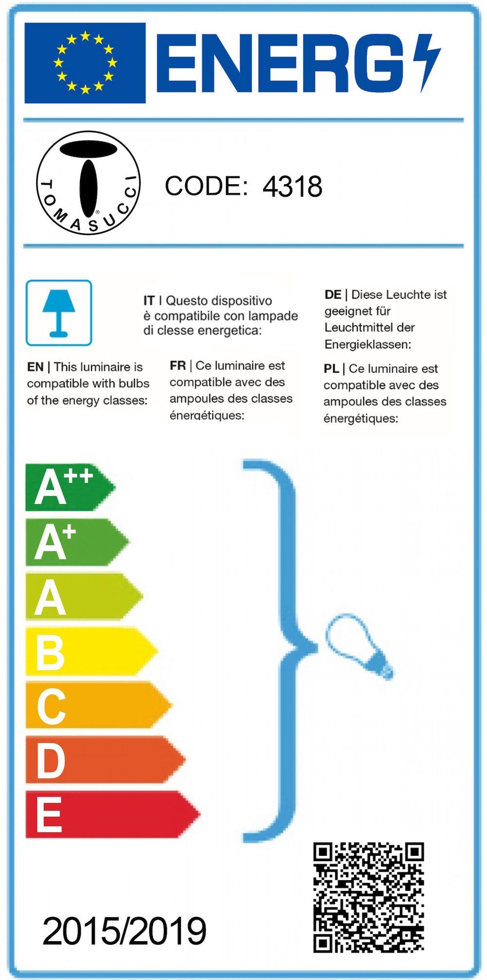 Lampada da terra design moderno Praga