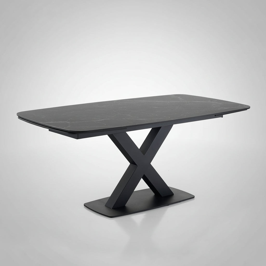 Tavolo da pranzo allungabile con piano in ceramica James