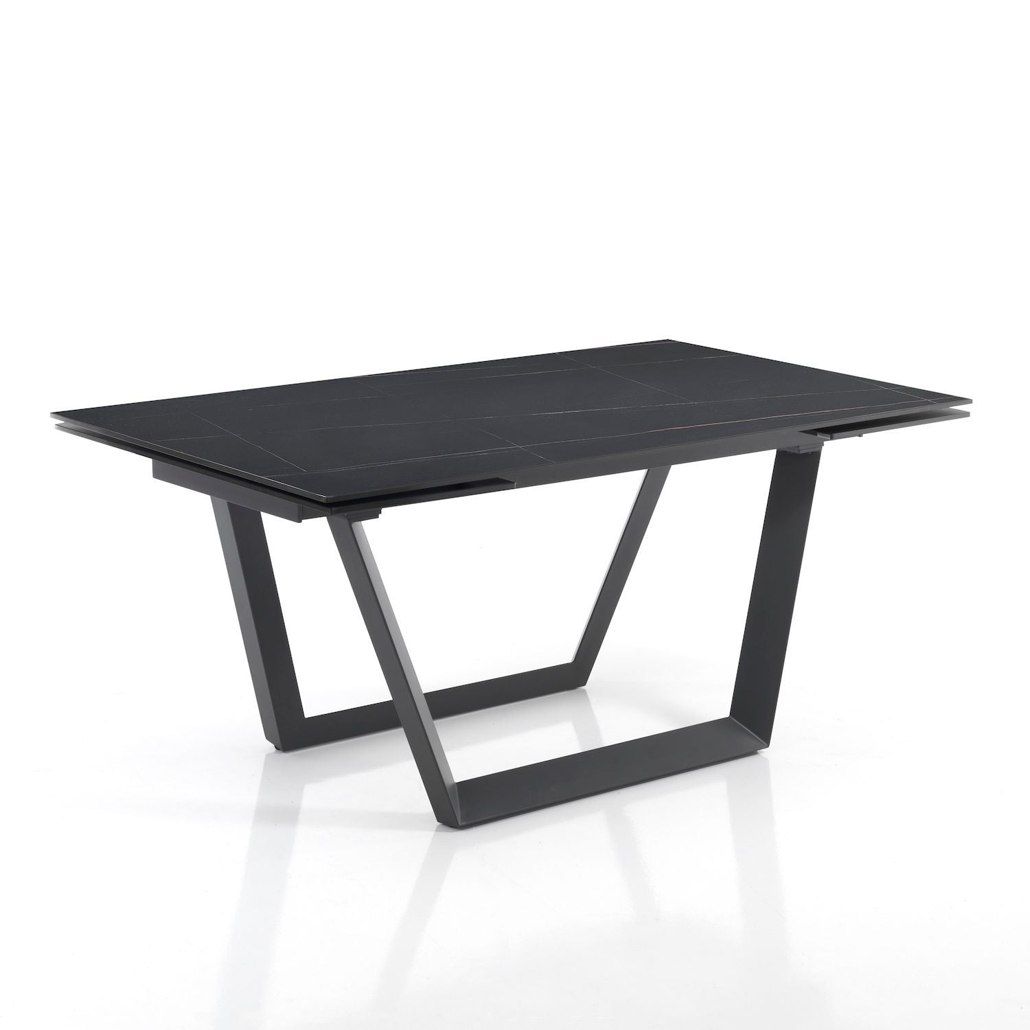 Tavolo allungabile con piano in ceramica Richard Black