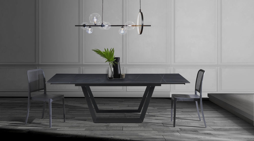 Tavolo allungabile con piano in ceramica Richard Black