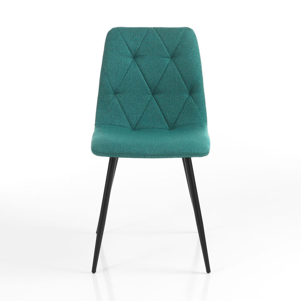 Set 4 sedie imbottite per sala pranzo Mary Green