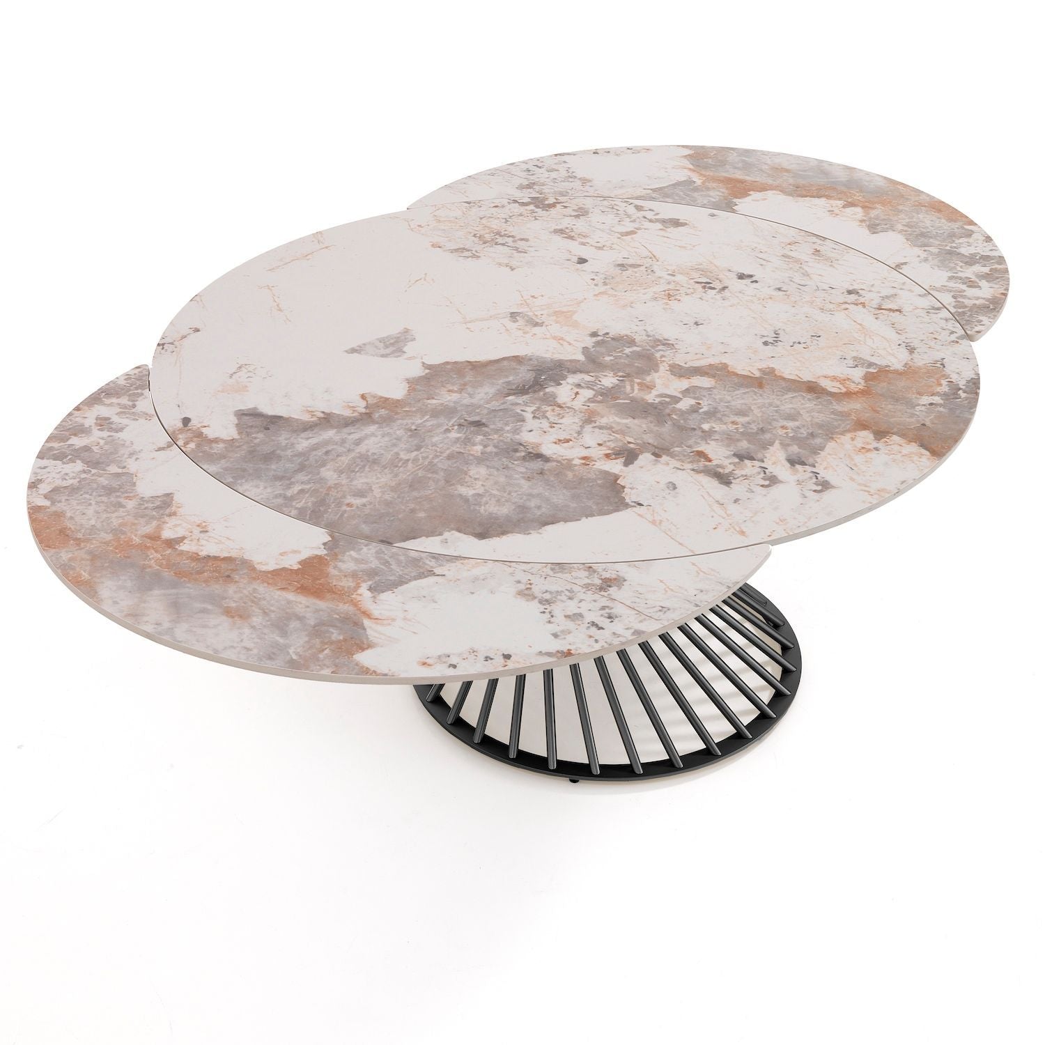 Tavolo allungabile con piano in ceramica Scott B