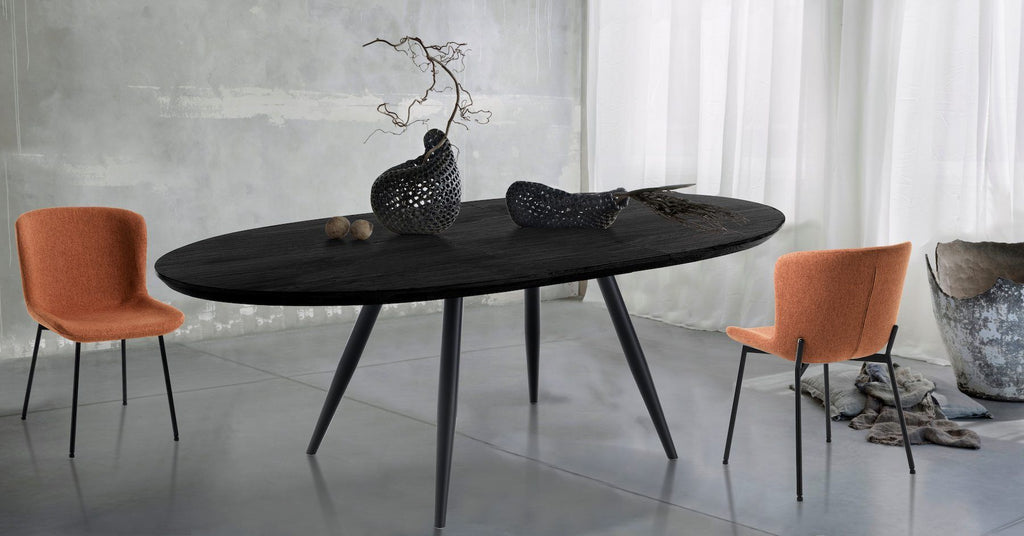 Tavolo allungabile con piano in MDF Lillestrom Black