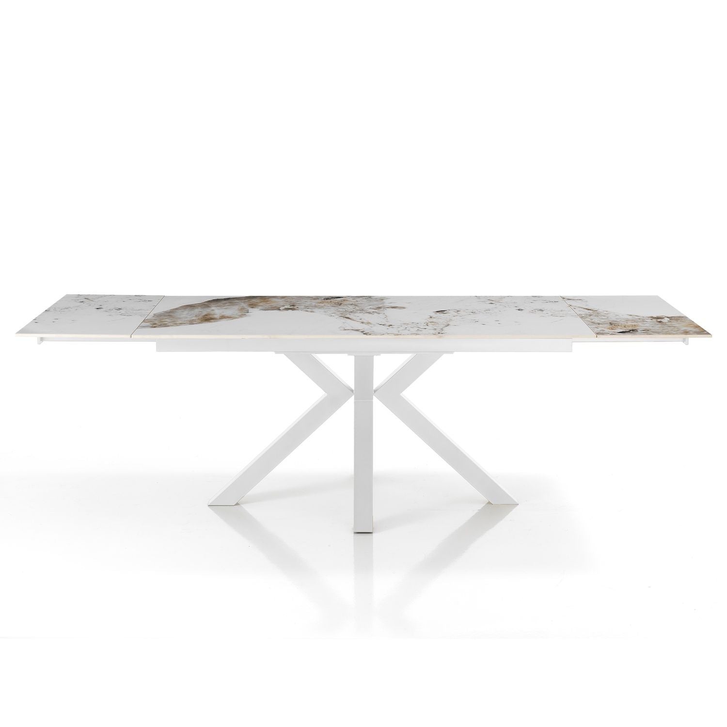 Tavolo allungabile con piano in ceramica Liam