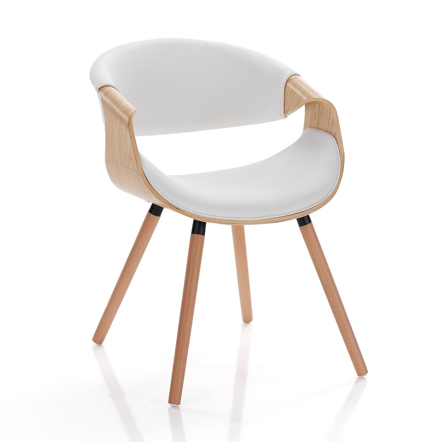 Sedia moderna per soggiorno o camera Once 2 Wood