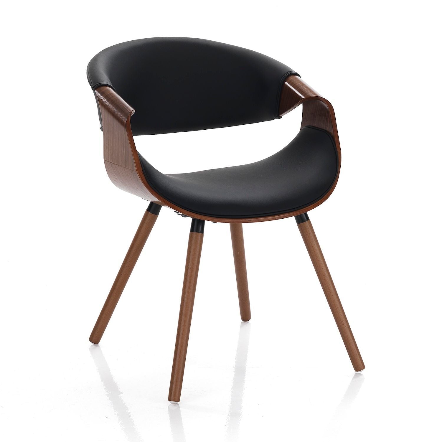 Sedia moderna per soggiorno o camera Once 2 Dark Wood