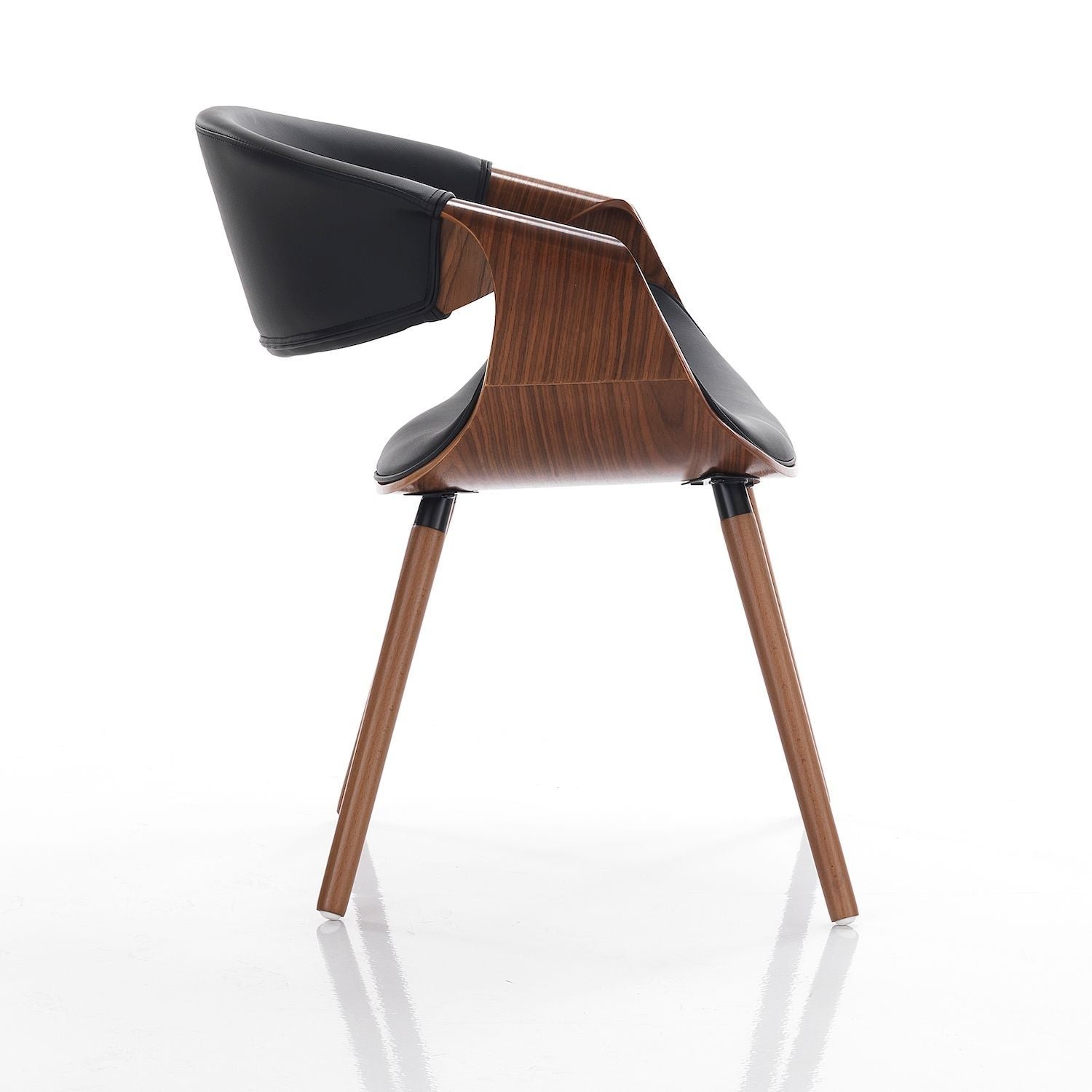 Sedia moderna per soggiorno o camera Once 2 Dark Wood