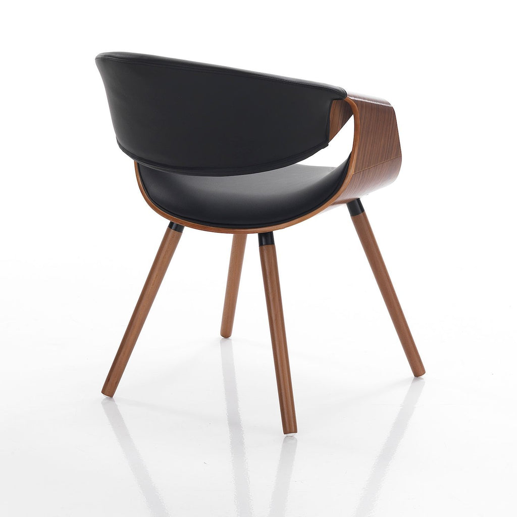 Sedia moderna per soggiorno o camera Once 2 Dark Wood