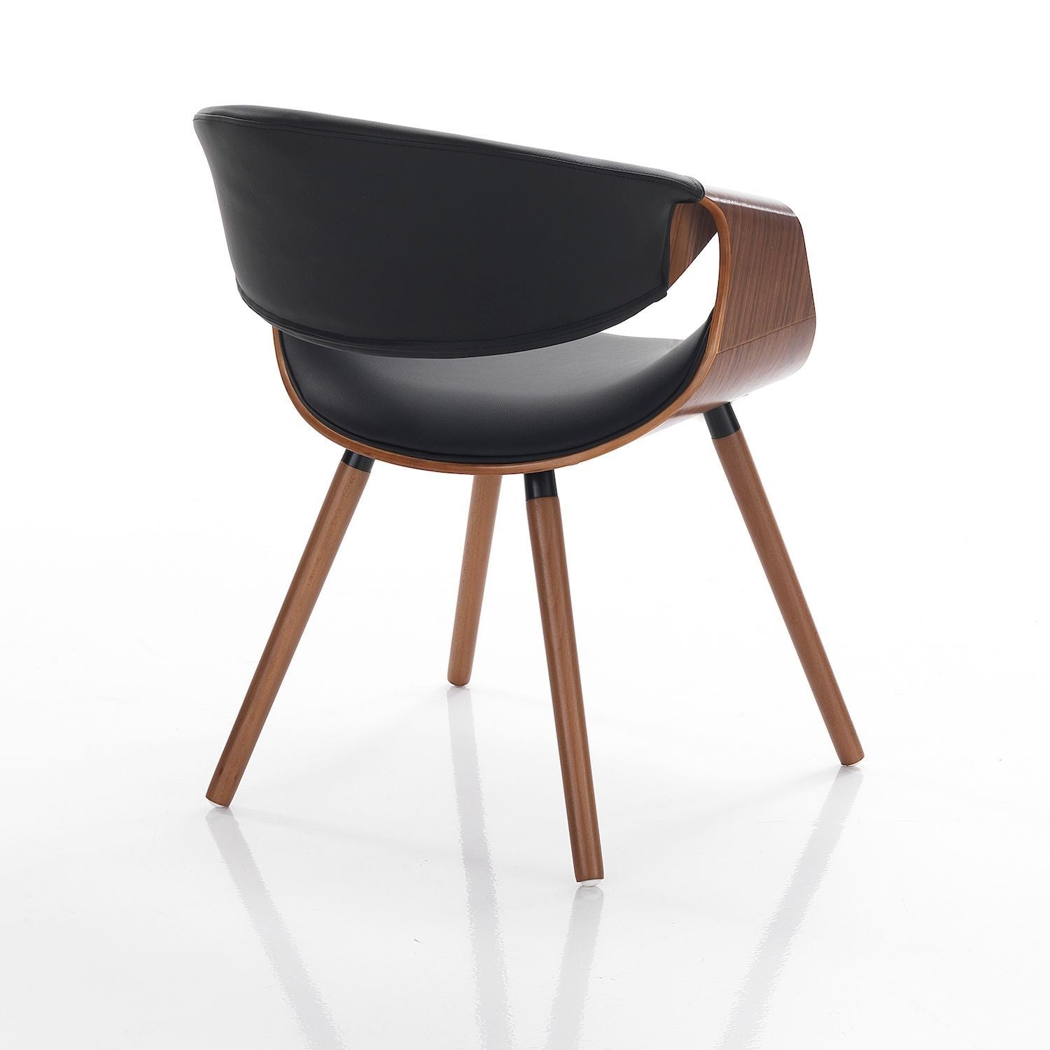 Sedia moderna per soggiorno o camera Once 2 Dark Wood