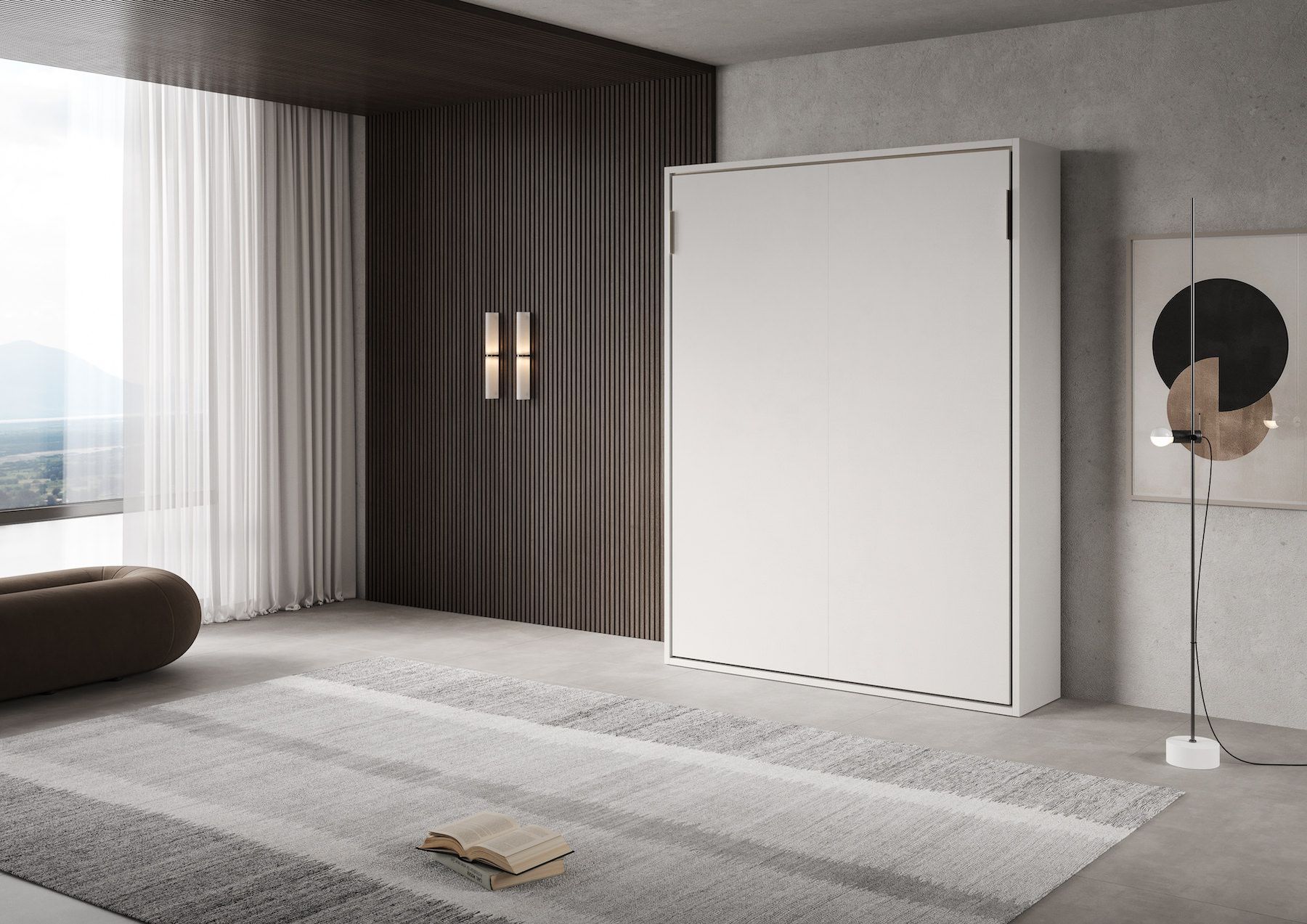 Letto a scomparsa francese o matrimoniale Capital