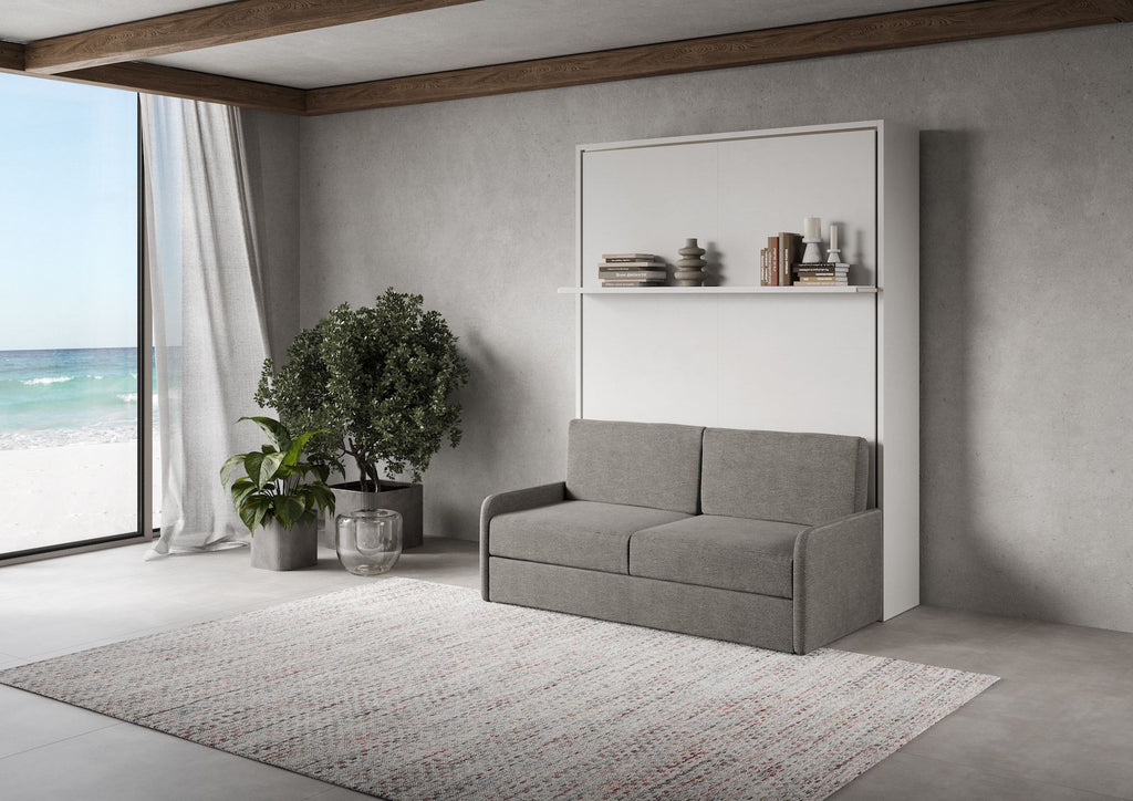 Letto a scomparsa con divano e mensola Capital Sofà