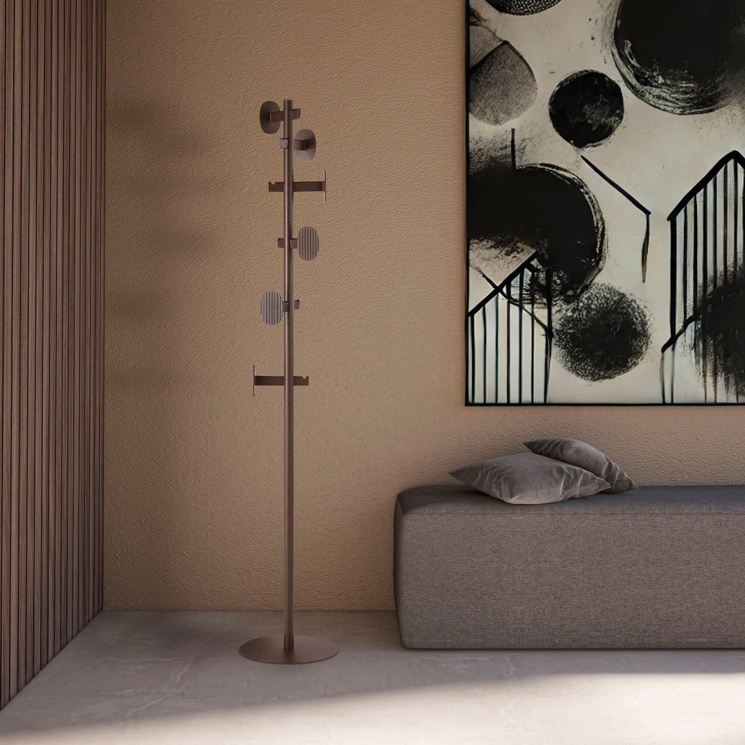 Appendiabiti da terra design moderno Orion