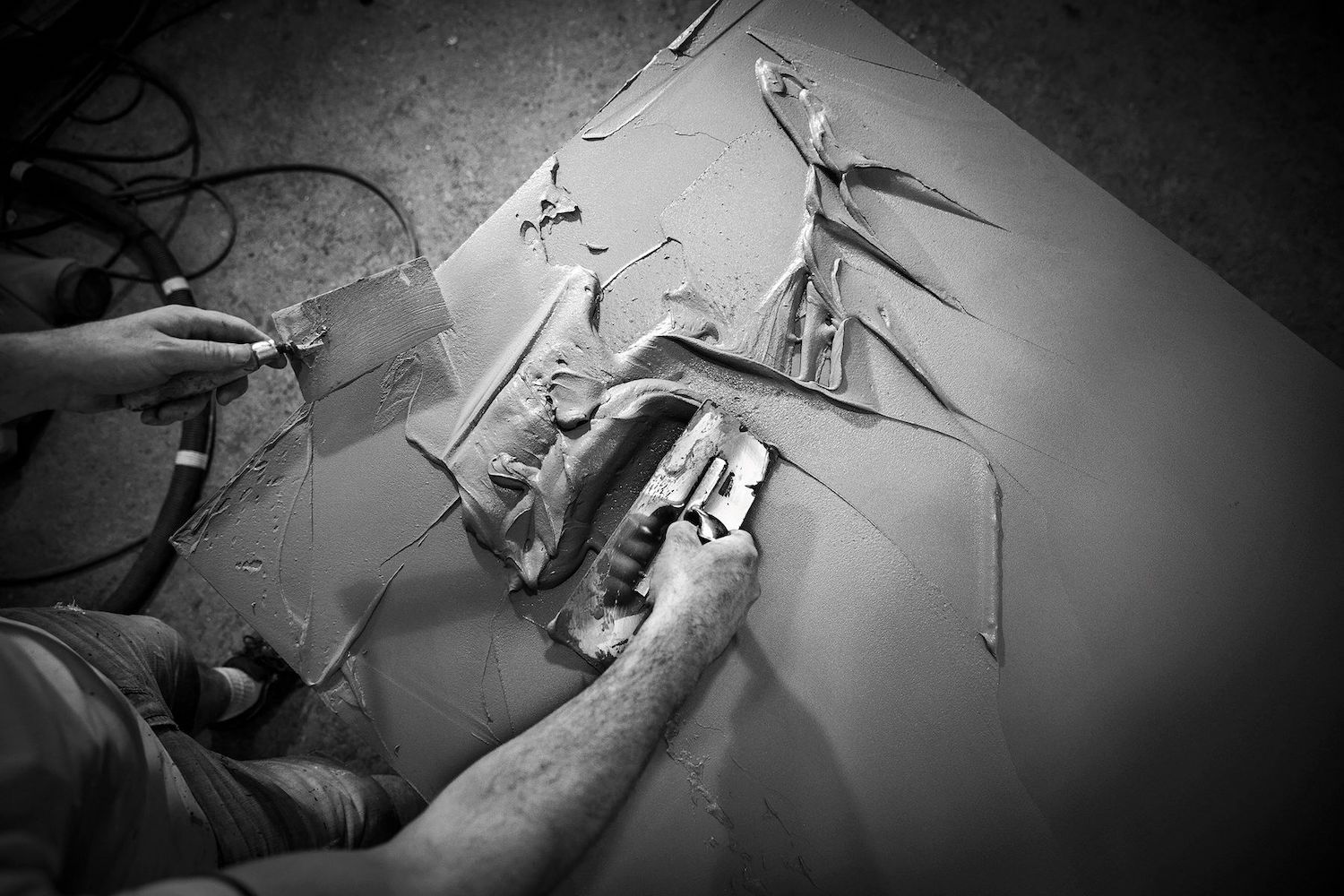 Tavolo scrivania in alluminio e legno Perseo Metal