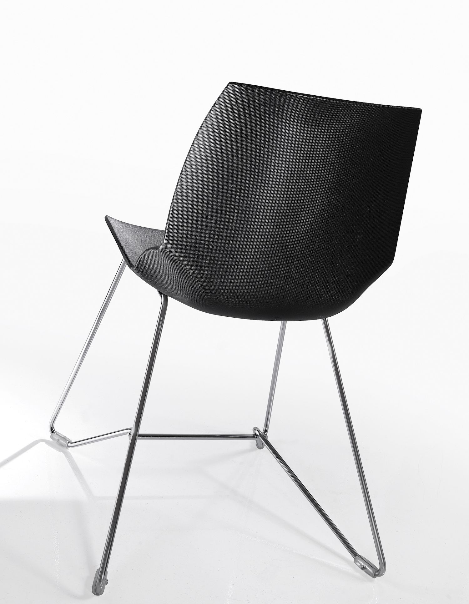 Coppia sedie per ufficio in acciaio e tecnopolimero Emily B