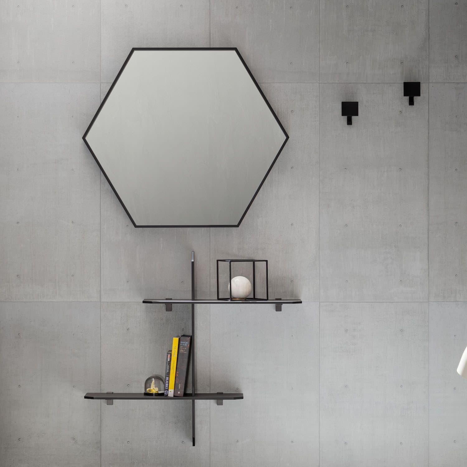 Mensole libreria da parete in HPL o Fenix Bastian