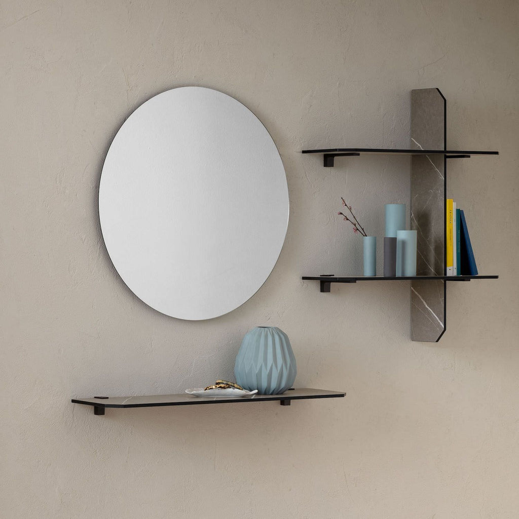 Mensole libreria da parete in HPL o Fenix Bastian