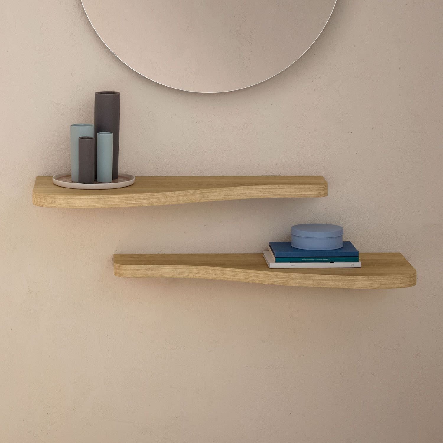 Coppia mensole da parete in HPL Timmy