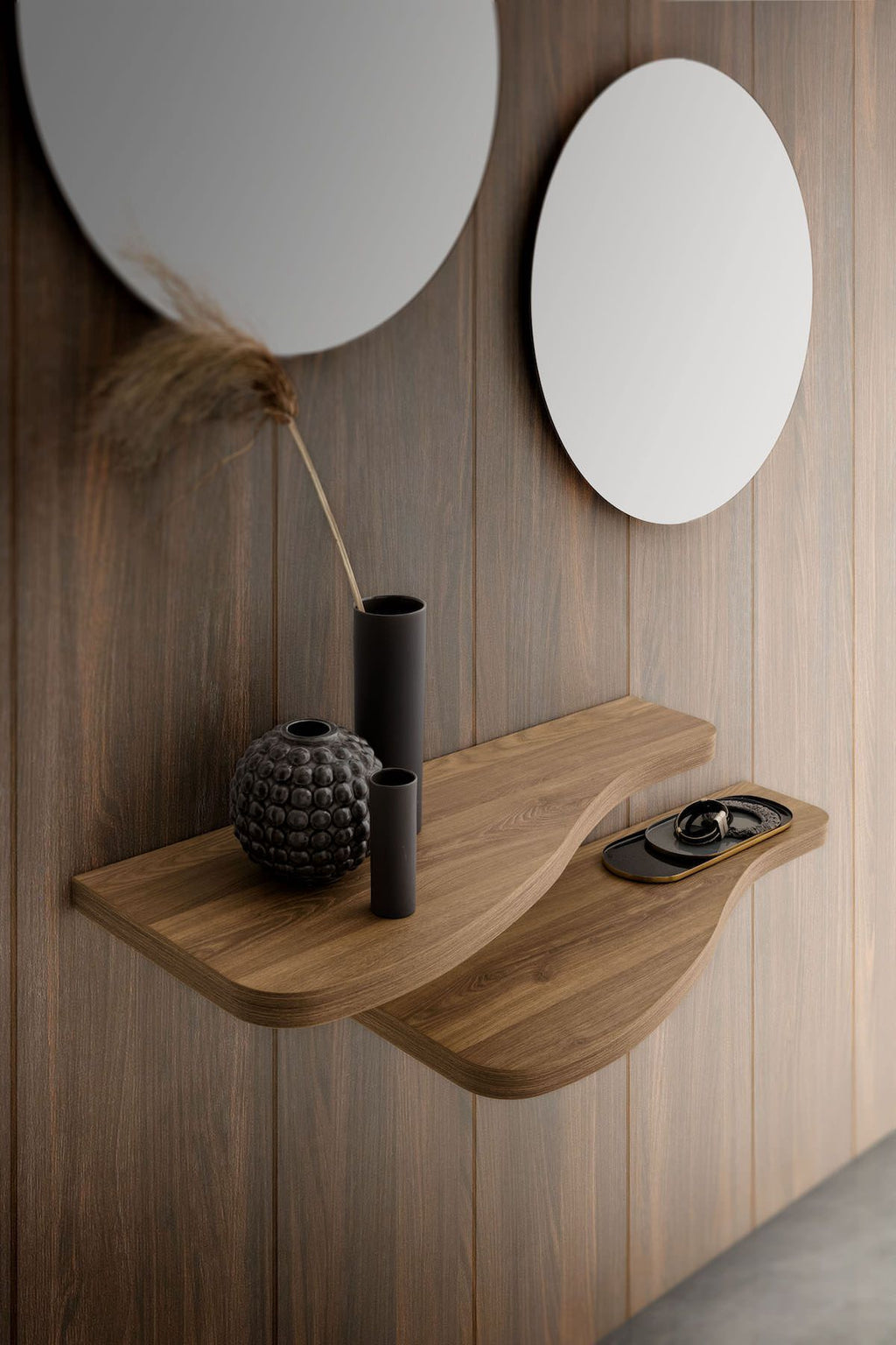 Coppia mensole da parete in HPL Timmy