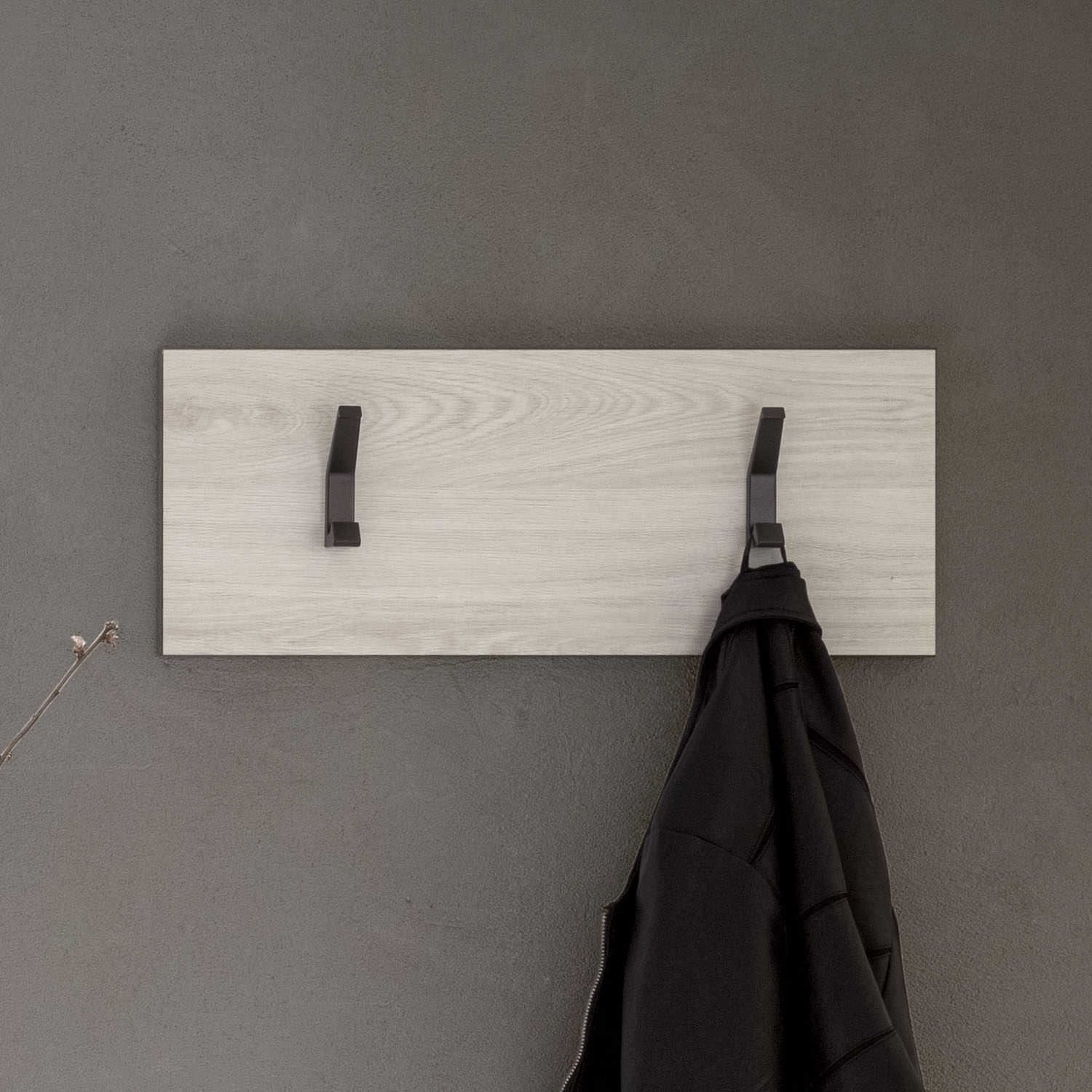 Coppia appendiabiti da parete design moderno Evald