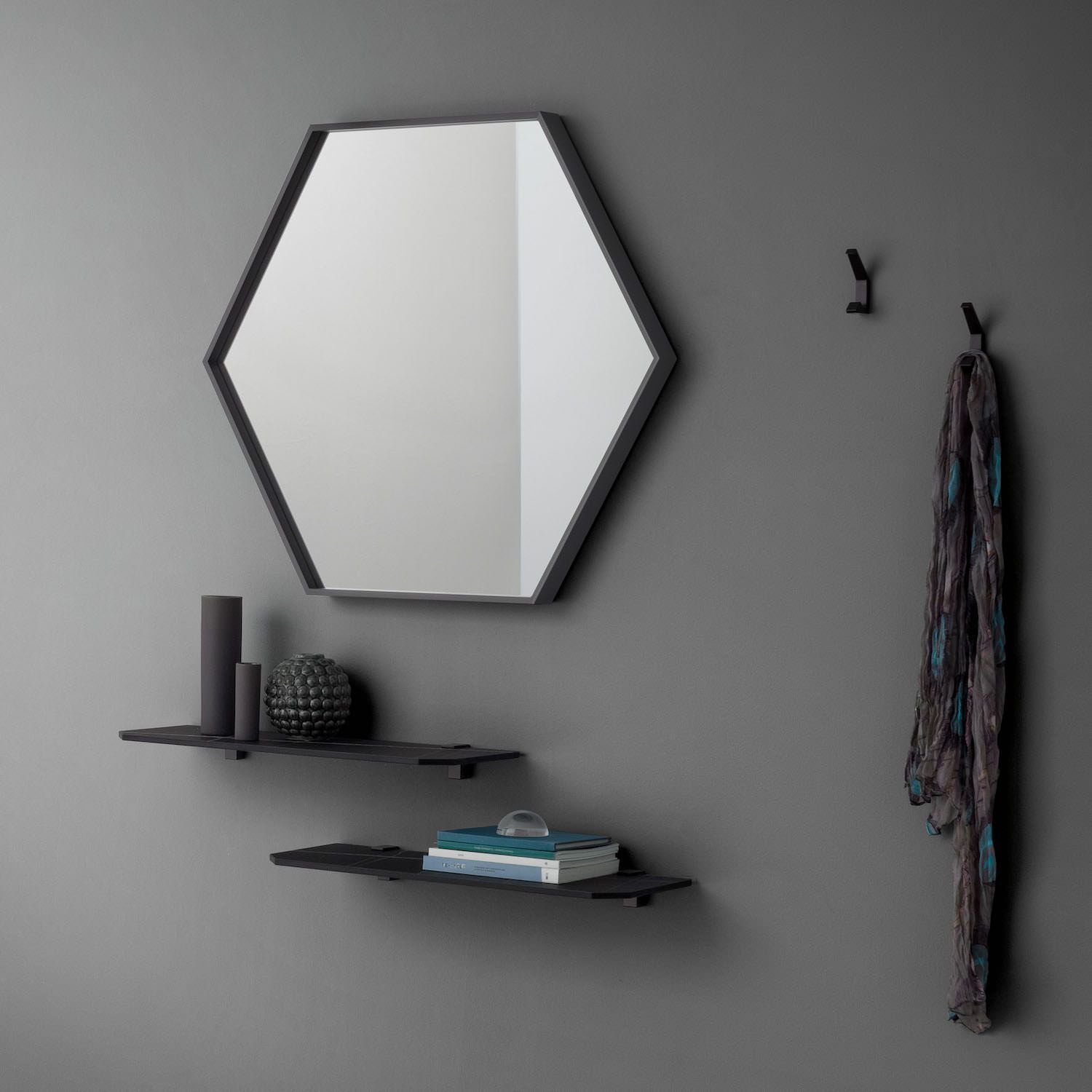 Coppia appendiabiti da parete design moderno Evald