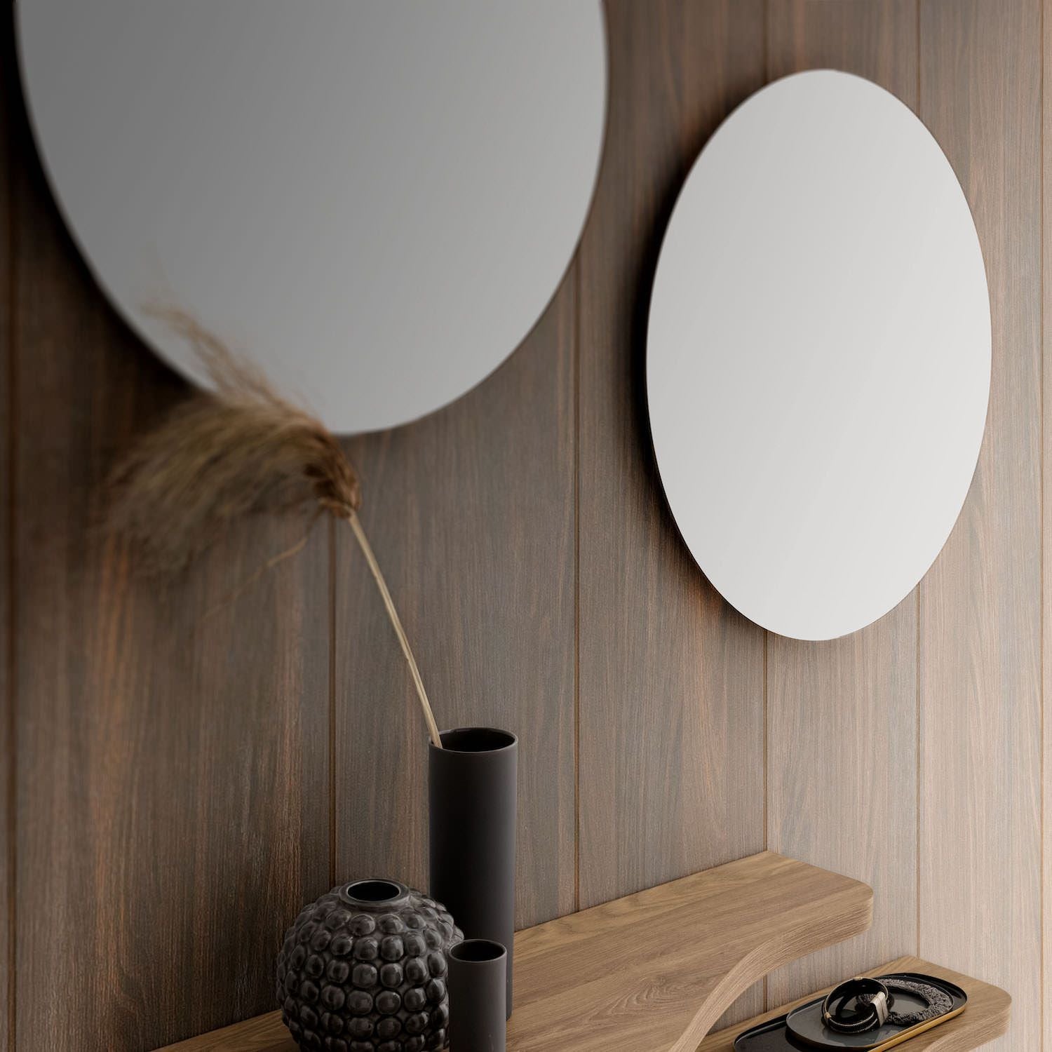 Specchio rotondo da parete Marko