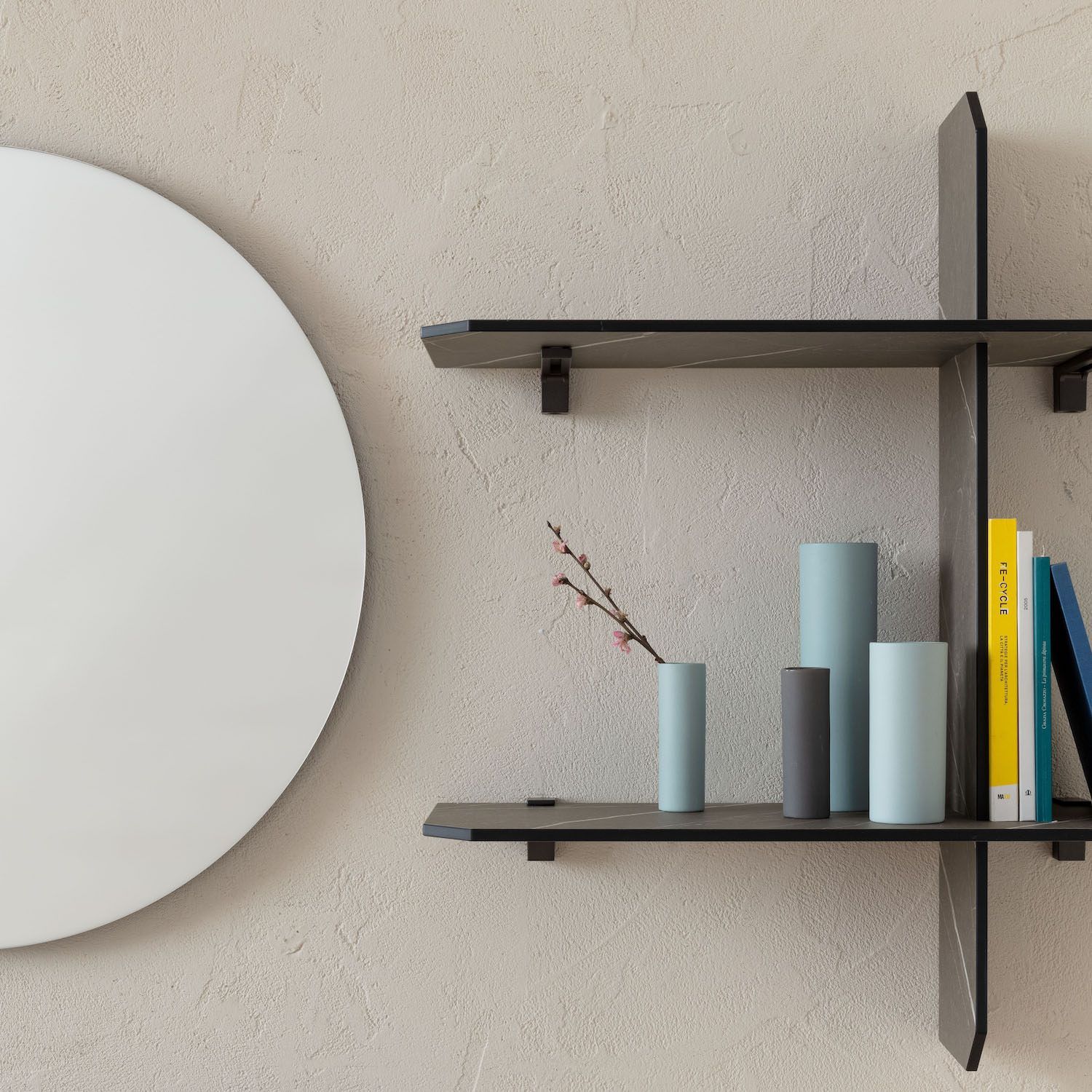 Specchio rotondo da parete Marko