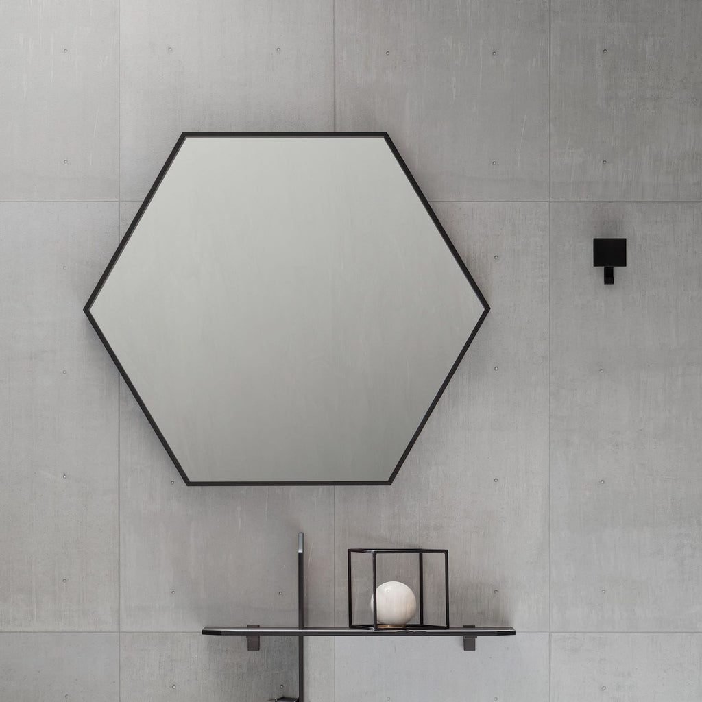 Specchio da parete esagonale Santeri