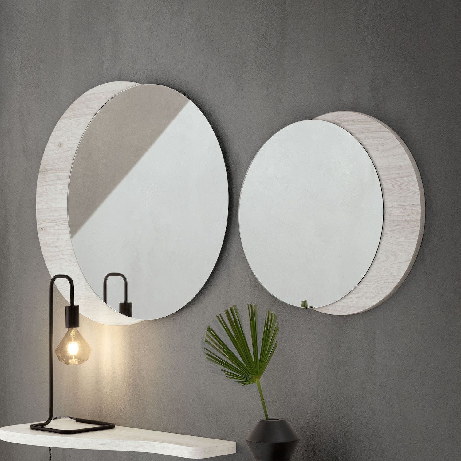 Specchio da parete rotondo Lauri