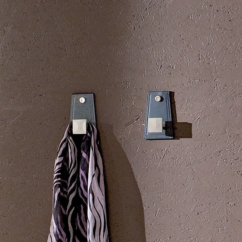 Specchio da parete con mensola e appendiabiti Julius