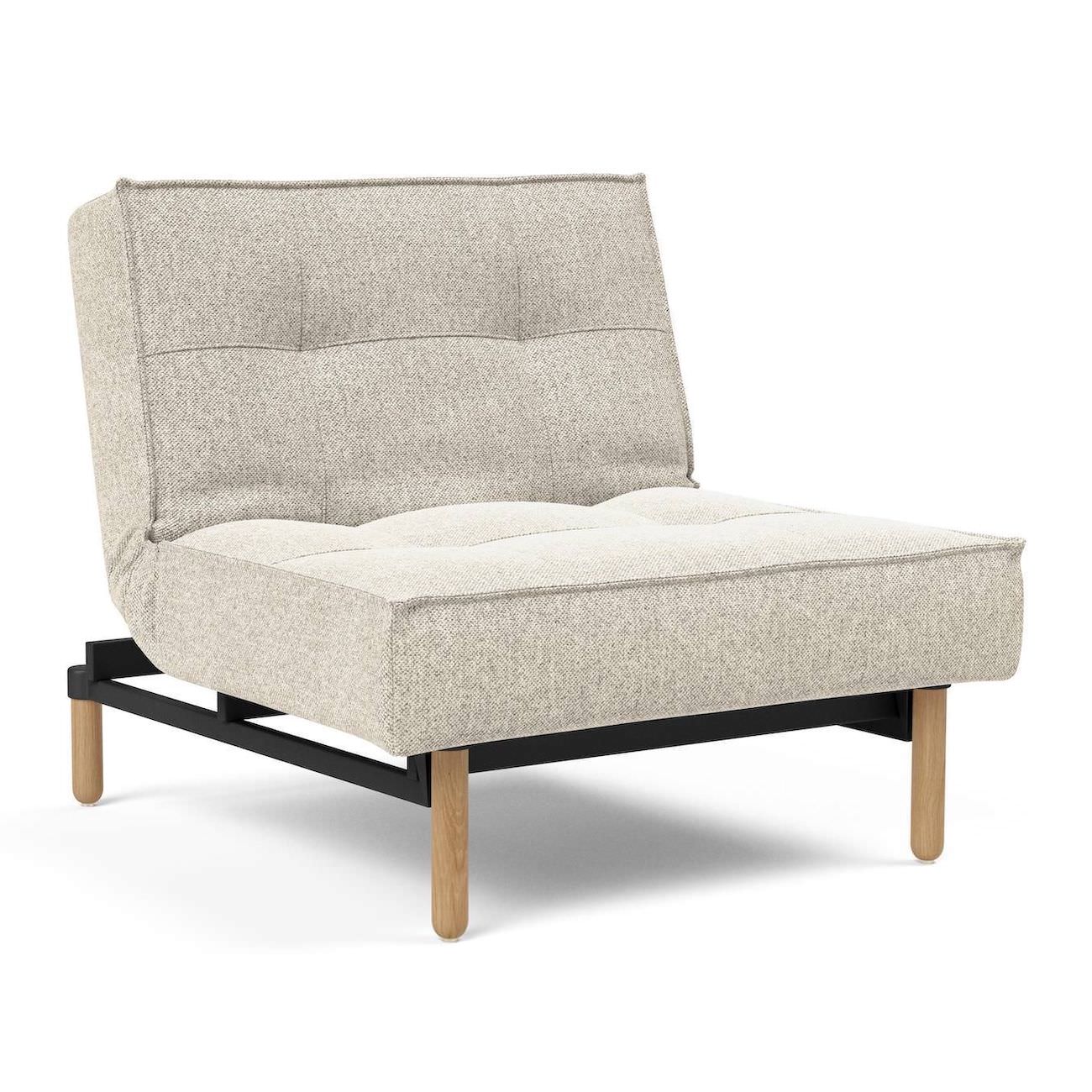 Poltrona design scandinavo con materasso a molle SplitBack
