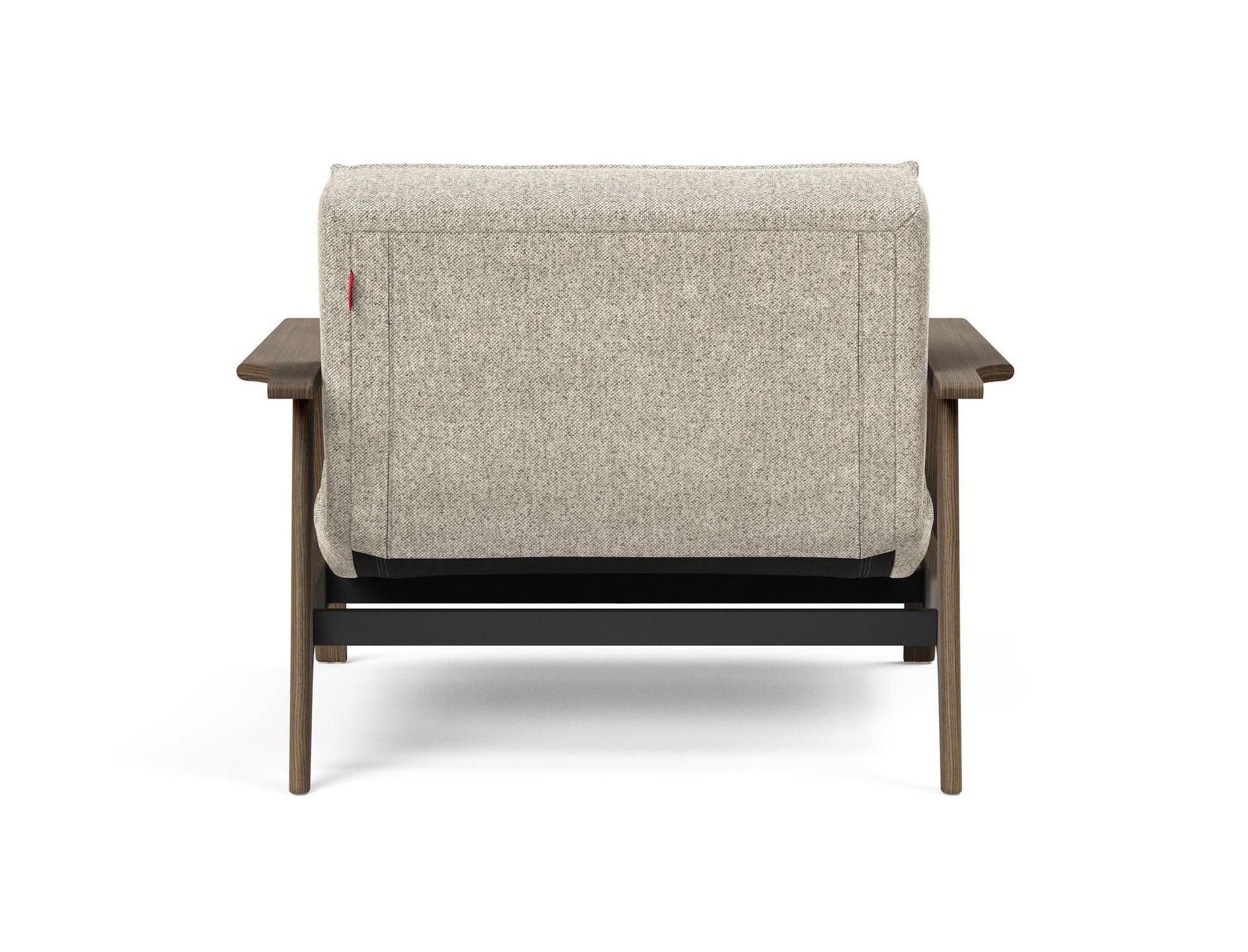 Poltrona design scandinavo in tessuto o velluto SplitBack Frej - 357 Taura Off White