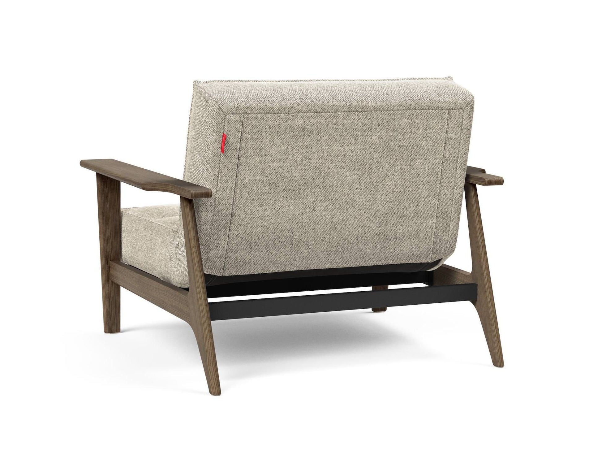 Poltrona design scandinavo in tessuto o velluto SplitBack Frej - 357 Taura Off White