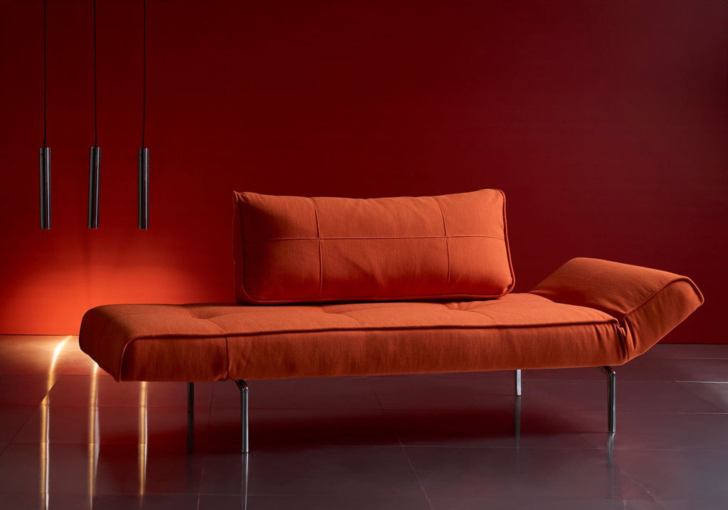 Divano letto singolo per camera ospiti con materasso a molle Zeal