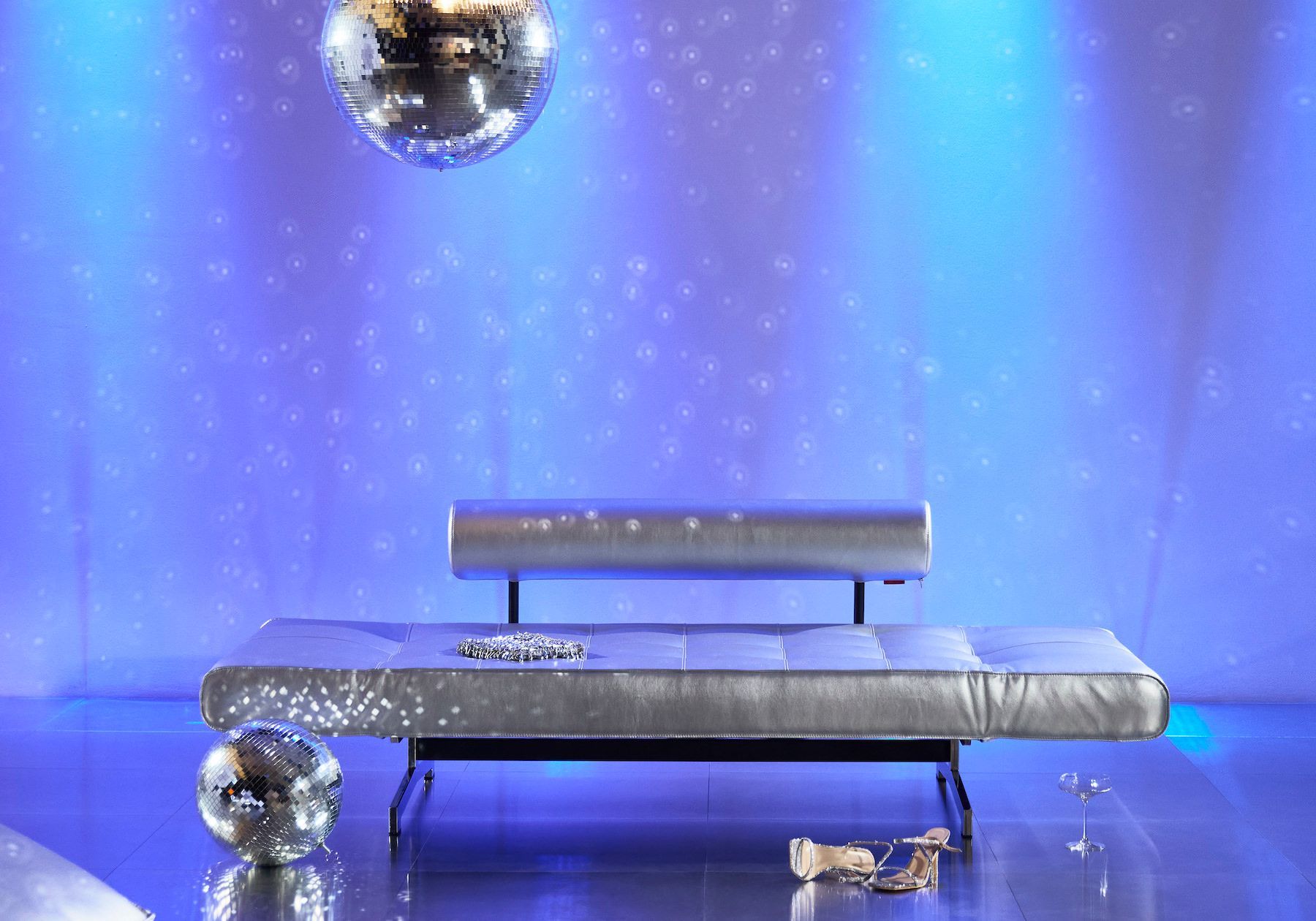 Divano letto singolo Ghia con materasso a molle