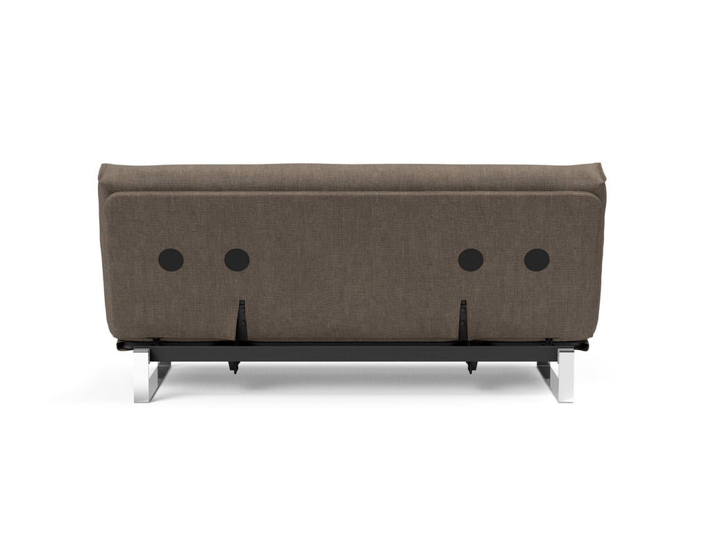 Divano letto Minimum materasso a molle sfoderabile - 411 Esina Cedar Brown