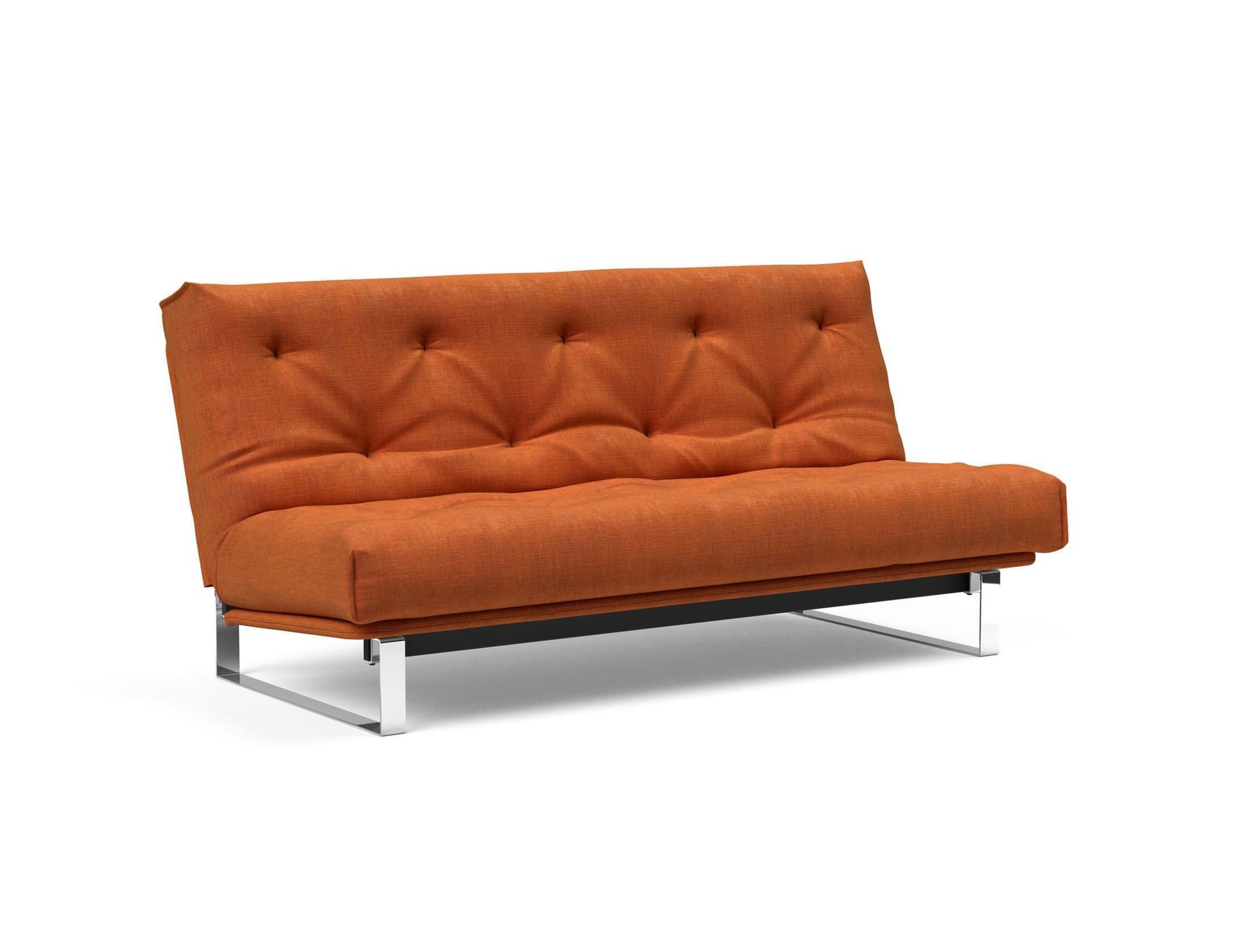 Divano letto Minimum materasso a molle sfoderabile - 412 Esina Rust Orange