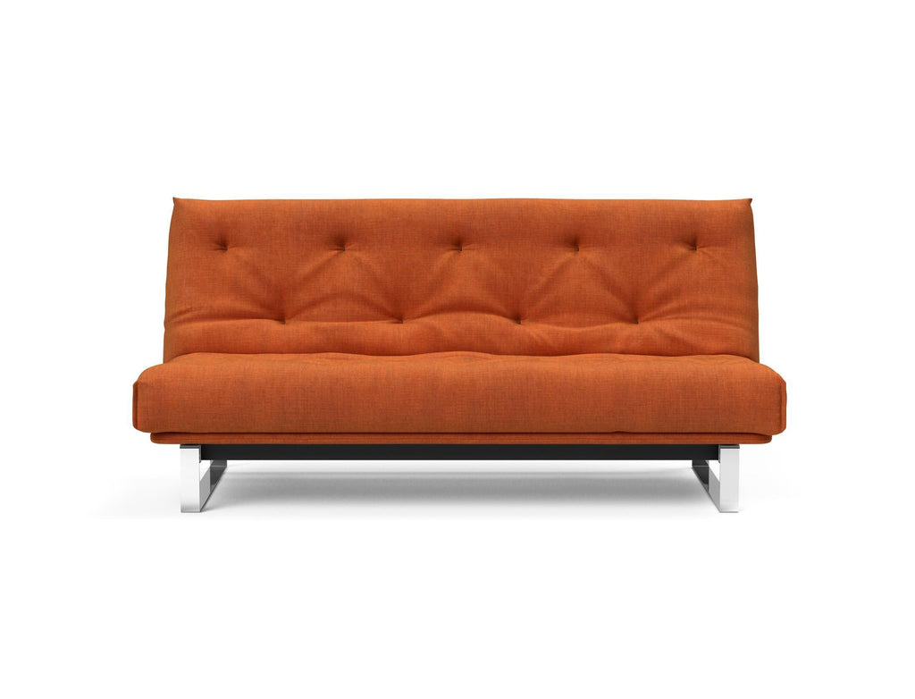 Divano letto Minimum materasso a molle sfoderabile - 412 Esina Rust Orange