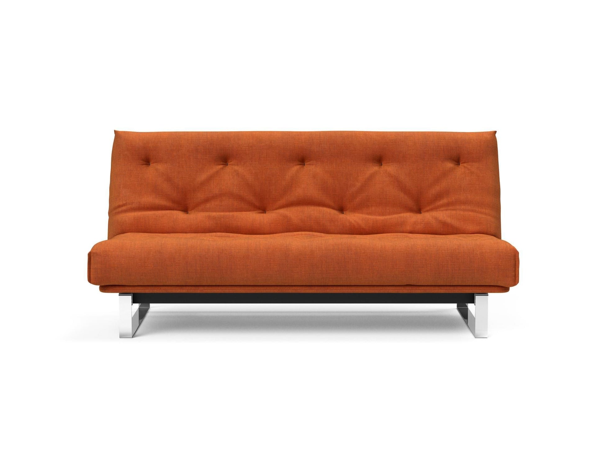 Divano letto Minimum materasso a molle sfoderabile - 412 Esina Rust Orange