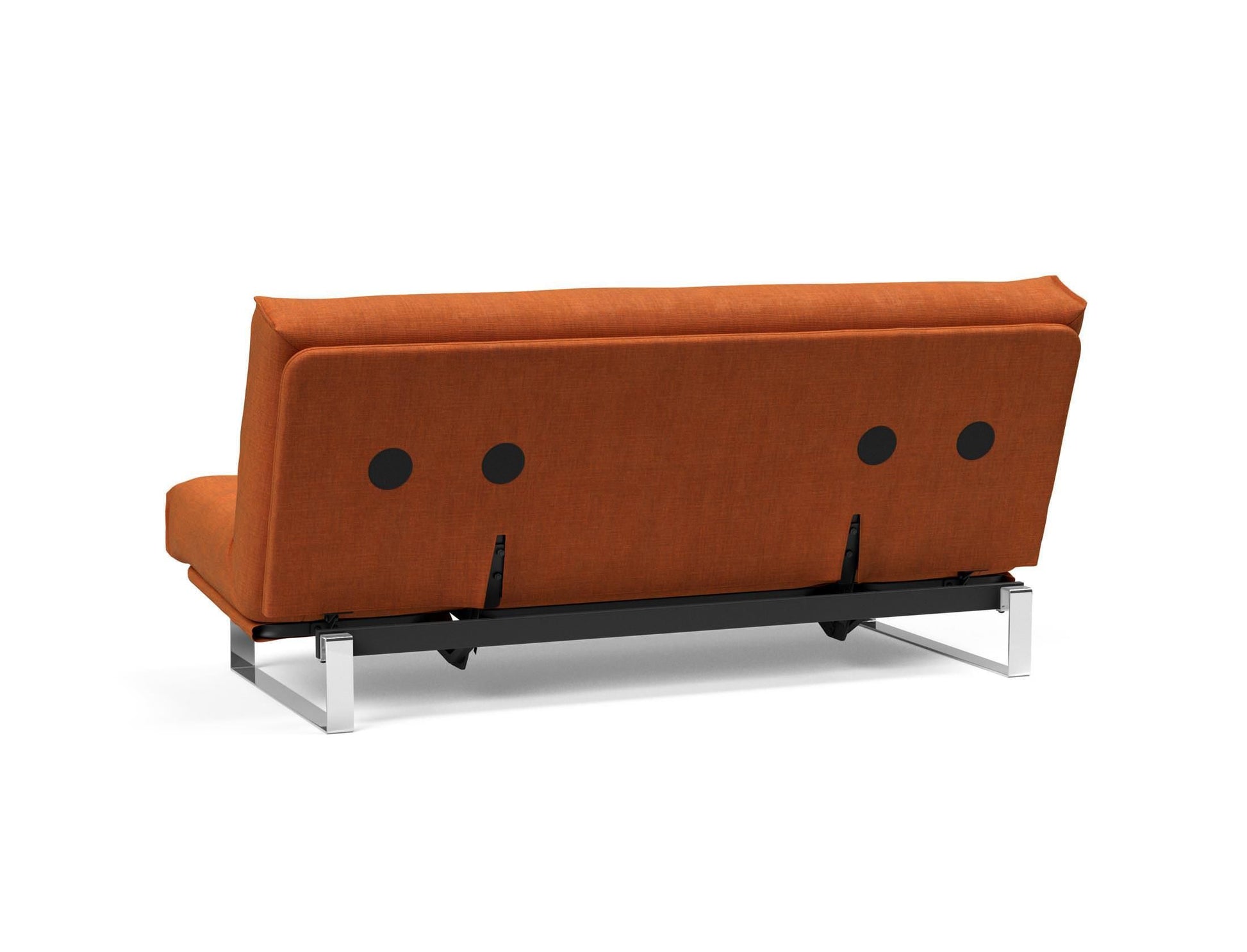 Divano letto Minimum materasso a molle sfoderabile - 412 Esina Rust Orange