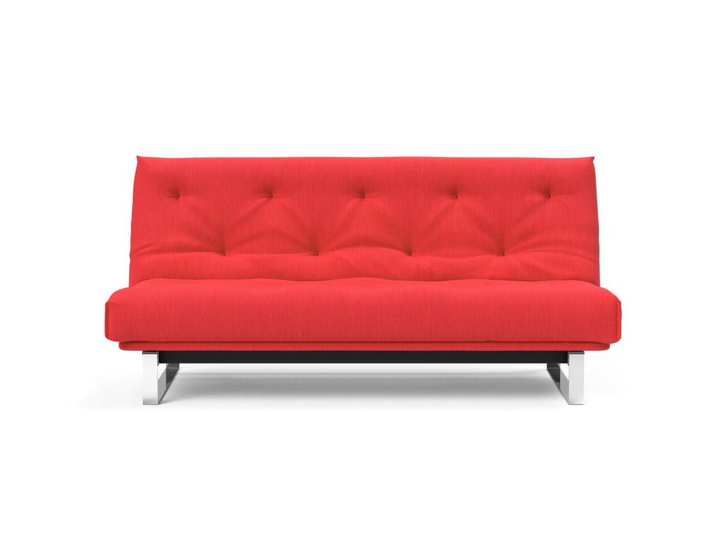 Divano letto Minimum materasso a molle sfoderabile - 511 Elegance Red