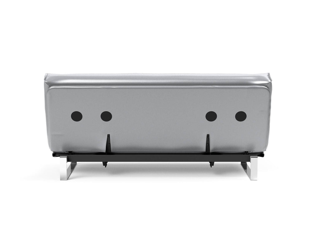 Divano letto Minimum materasso a molle sfoderabile - 688 Silvershine