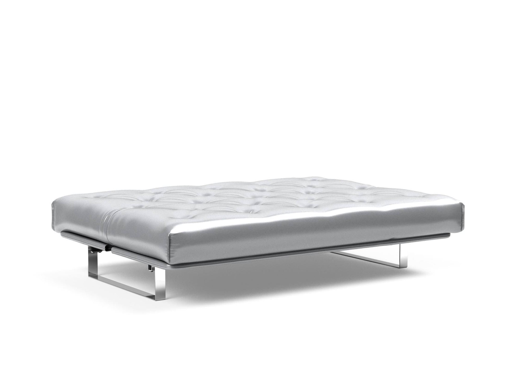 Divano letto Minimum materasso a molle sfoderabile - 688 Silvershine