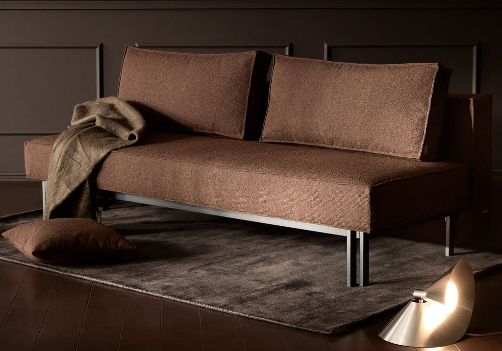 Divano letto uso quotidiano Sly materasso a molle