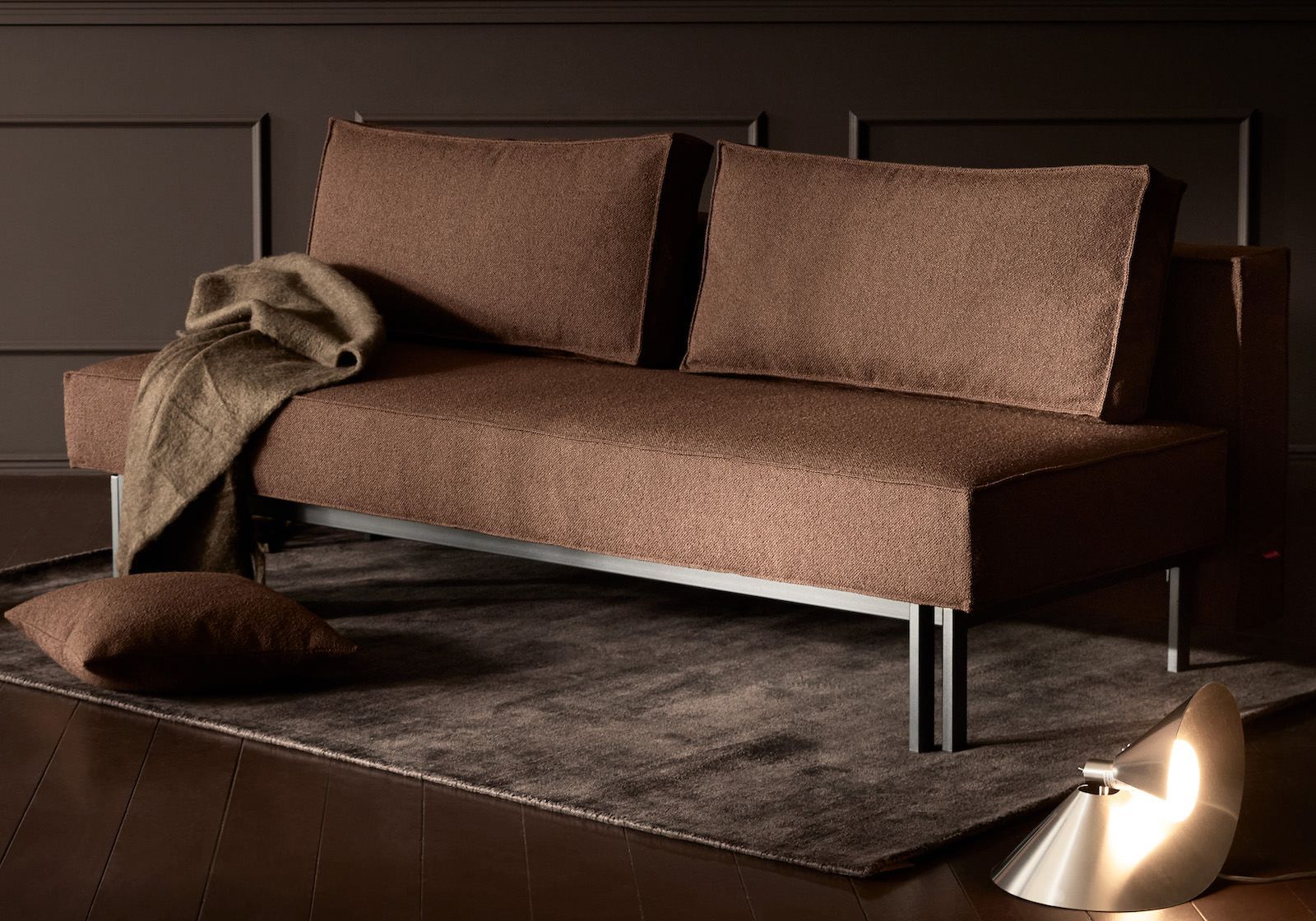 Divano letto uso quotidiano Sly materasso a molle