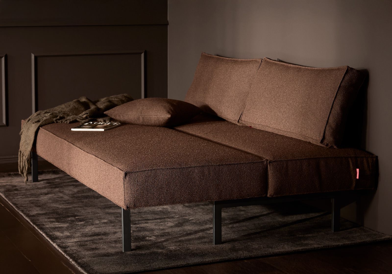 Divano letto uso quotidiano Sly materasso a molle